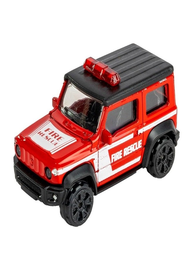 KIDSTHRILL Mini Thar Fire Rescue Diecast Model Toy Vehicle Jeep Car for Kids for 2 Years+ - Image 1